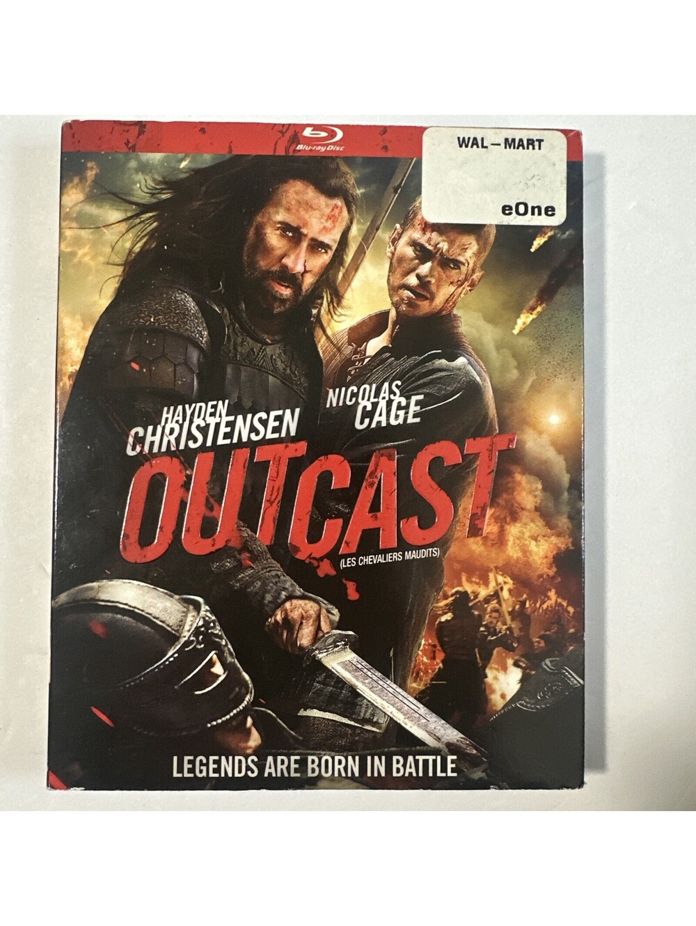 Outcast Blu-ray 2014 Nicolas Cage Hayden Christensen w/ Slipcover